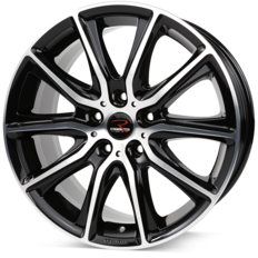 RStyle Wheels SR13 - black front polished