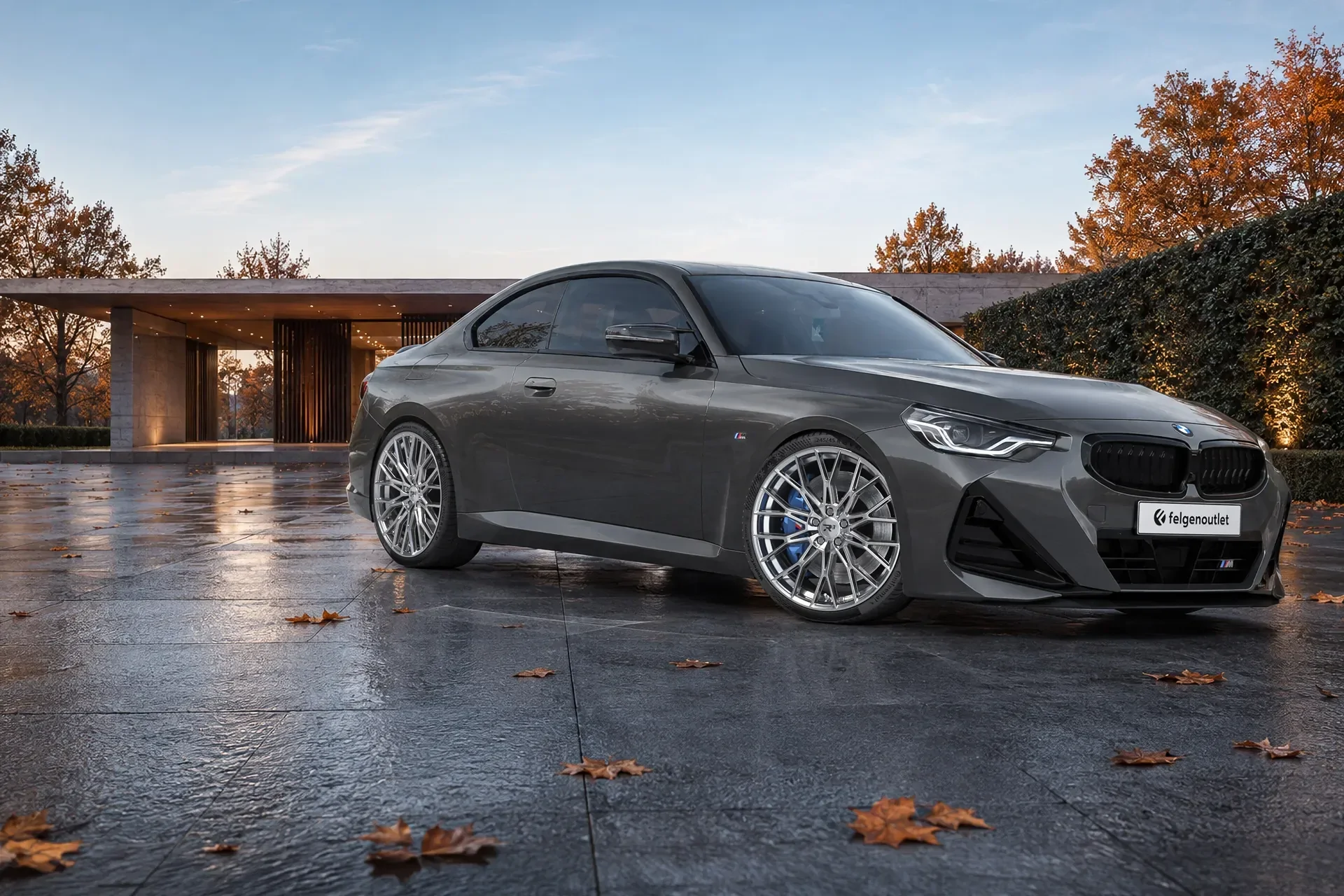BMW 2er M Coupe R3F03 FlowForged hyper black silver