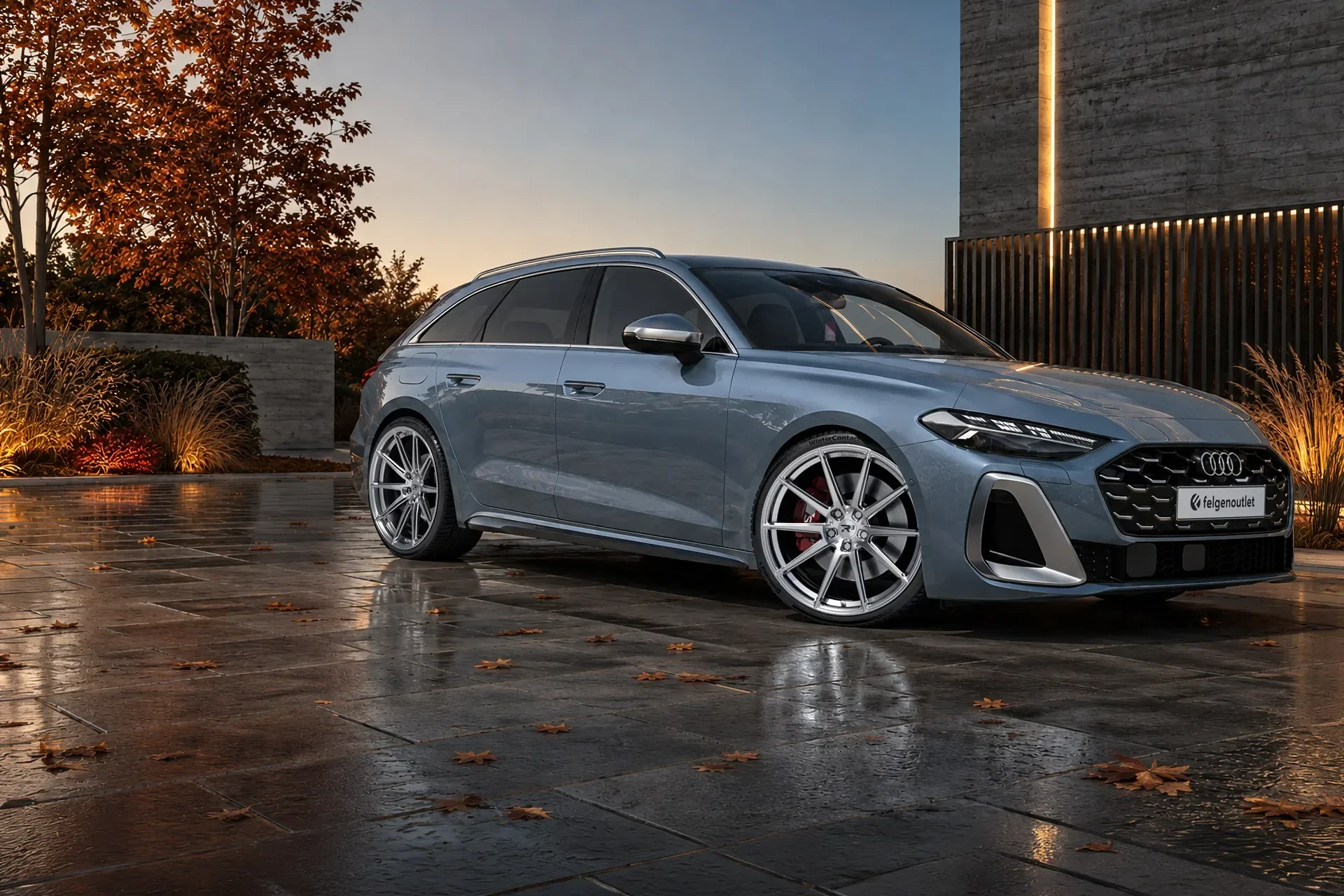 Audi S5 Avant mit R³ Wheels R3H03 in hyper black silver